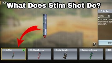 What is Use of Stim Shot in Cod Mobile | Stim Shot Gameplay