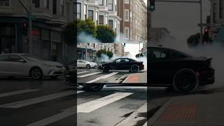 Modern Bullit Chase Scene 2026 | Dodge Hellcat VS. Mustang Dark Horse #shorts