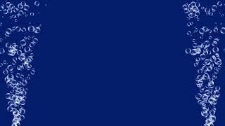 Soap Bubbles Coming Out From Edges Against Blue Screen Background | Video Frame Effect Background screenshot 5