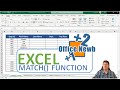 Microsoft Excel MATCH Function