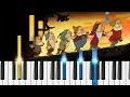 Heigh-Ho - Snow White and the Seven Dwarfs - EASY Piano Tutorial