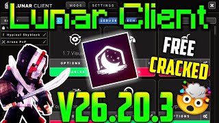 🔥 2026 26.20 Cracked 🌜Lunar Client On Skins & Minecraft Java (Every Versions & Updated)
