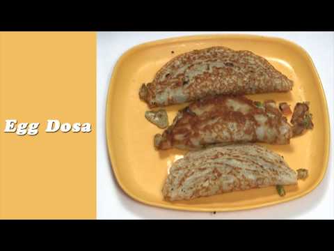 Egg Dosa | Dosa Recipes | Egg Recipes | Webindia123.com