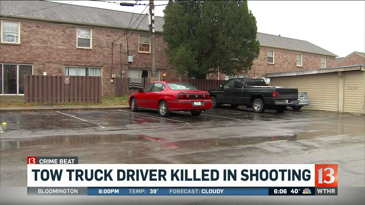 Tow truck driver shot - YouTube