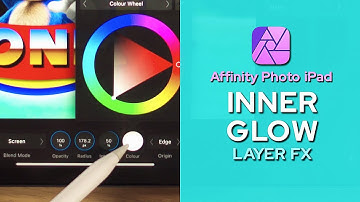 How to Add INNER GLOW in Affinity Photo iPad