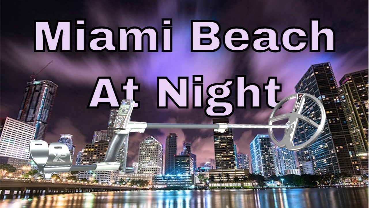 Metal Detecting Miami Beach At Sunset LIVE YouTube