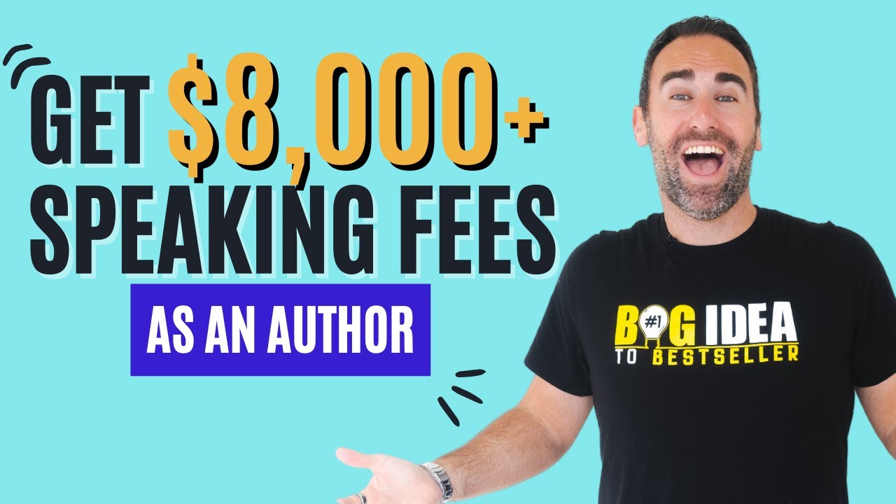 Ready to get $8,000+ speaking fees as an author?
