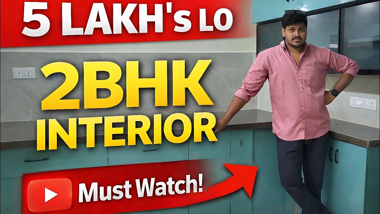 Low Budget 2BHK Interior in 5 Lakhs | PVC Laminate & Premium Plywood