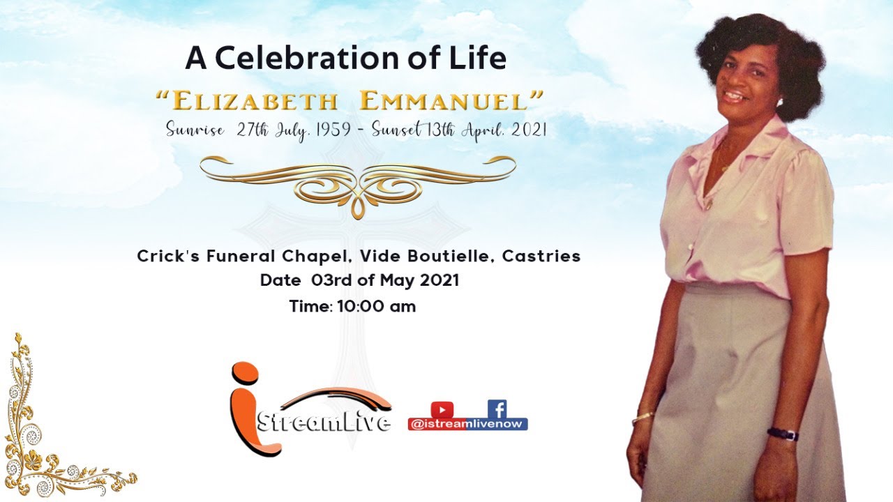 A Celebration Of Life for Elizabeth Emmanuel || I Stream Live Now