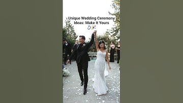 Unique Wedding Ceremony Ideas 💍🎉 #weddingceremony #weddingceremonies #uniqueweddingideas #weddings