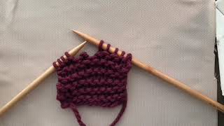 How to repair a dropped knitting stitch: Morehouse Farm Merino