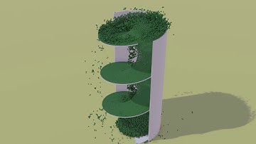 Blender Physics simulation particles (50 000 particles)