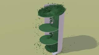 Blender Physics simulation particles (50 000 particles)