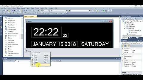 Digital Clock in C#