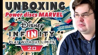 Unboxing Power Discs Disney Infinity 2.0 MARVEL Superheroes