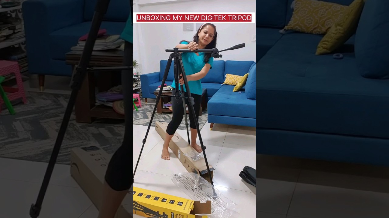 UNBOXING-Digitek tripod For phone & Camera With fluid head-features