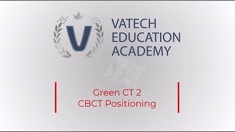 Green CT 2: CBCT Capture Protocol
