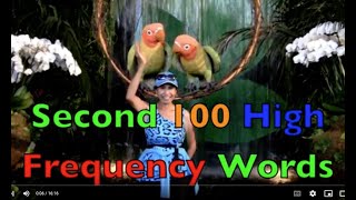 SECOND 100  HIGH  FREQUENCY  WORDS / LEARN HOW TO READ / LEARN VOCABULARY / EDUCATIONAL KID VIDEO