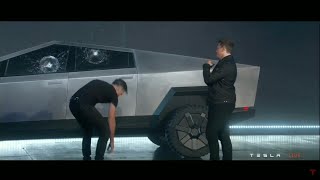 Tesla co-founder and ceo elon musk unveiled the all-electric
battery-powered cybertruck at design center in california on thursday,
but d...