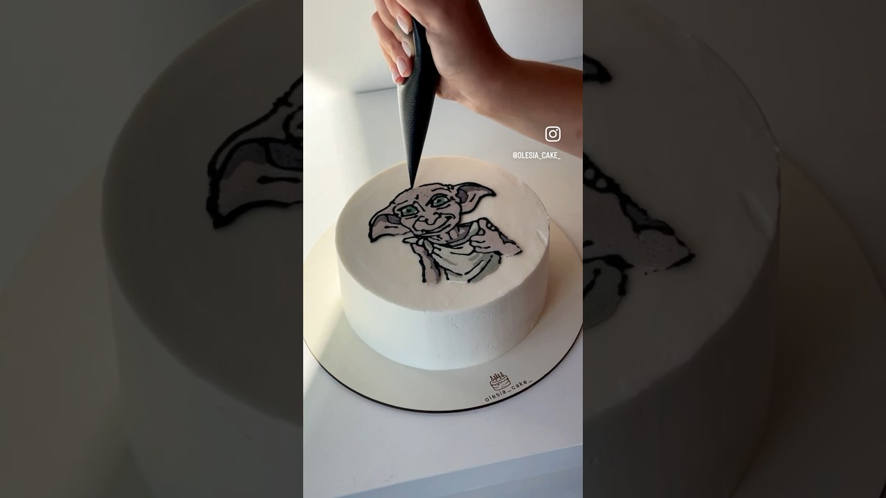 DOBBY CAKE 😍 Comment below, who should I draw next? 