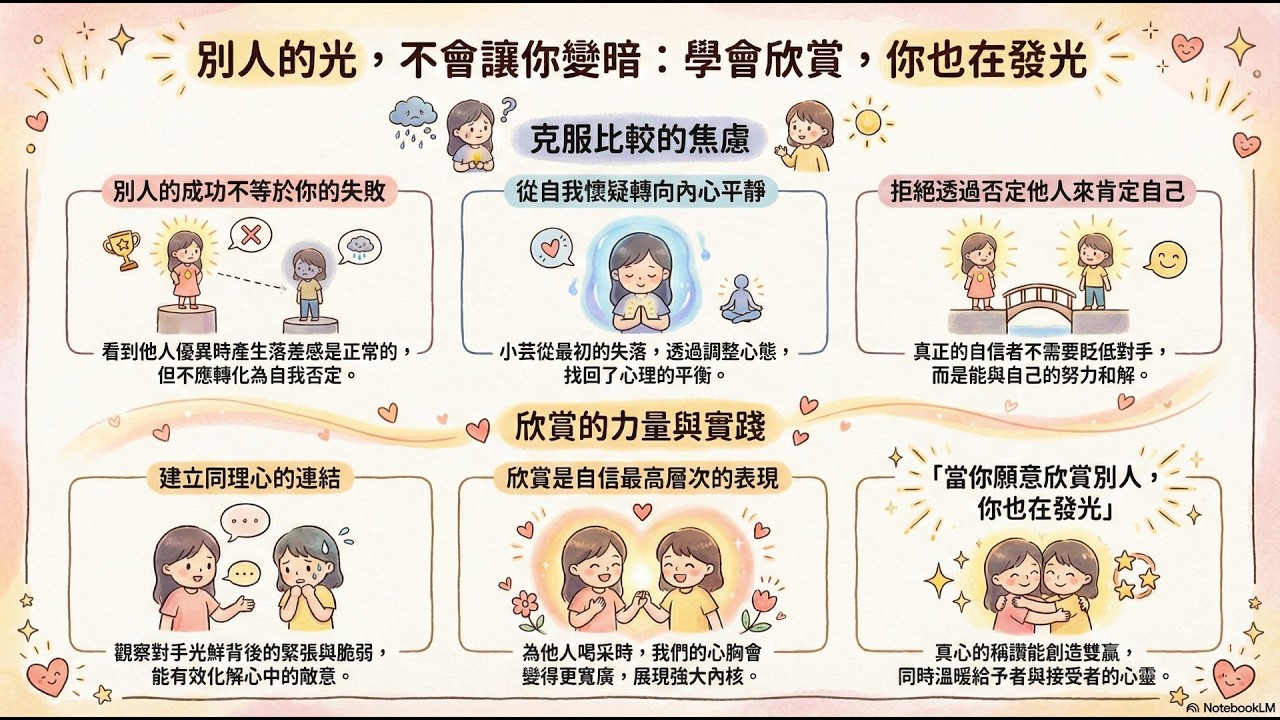 164【自我成長】別人的光，不會讓你變暗：學會欣賞，你也在發光(解說)