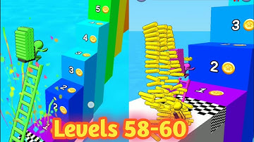 Ladder Race Gameplay Walkthrough All Levels 58-59 Update (Android, iOS) Part 1