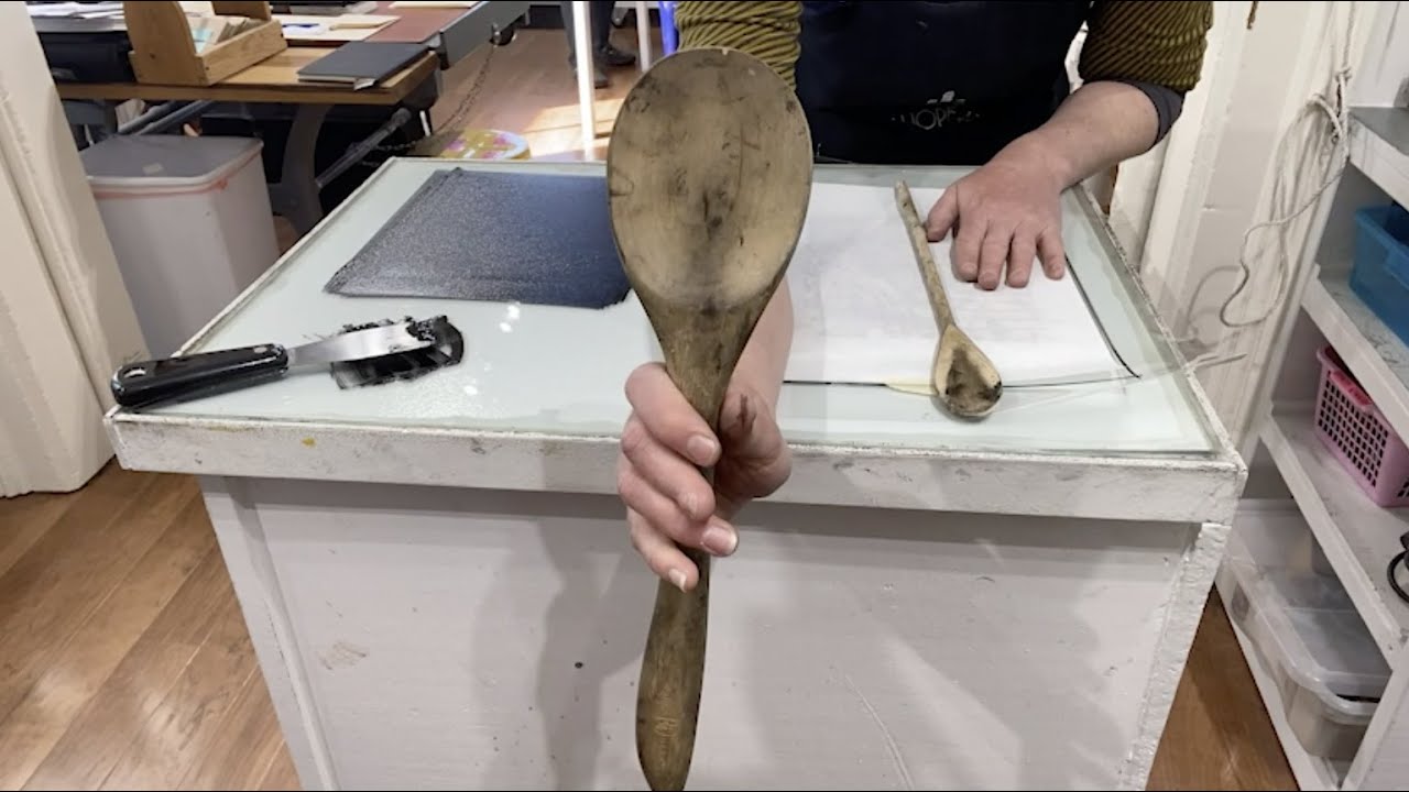 Relief Printmaking at Home / Without a Press, Frottage and Hand