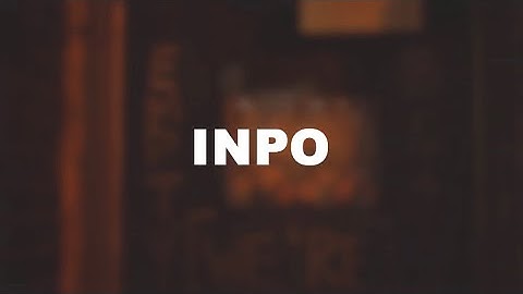 INPO - Choose Your Delusion (Official Music Video)