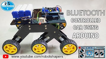 How to make DIY Bluetooth controlled car |Bluetooth controlled Robot | Rocker bogie |Arduino project