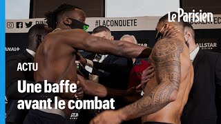 Boxe : Tony Yoka giflé par son adversaire lors de la pesée