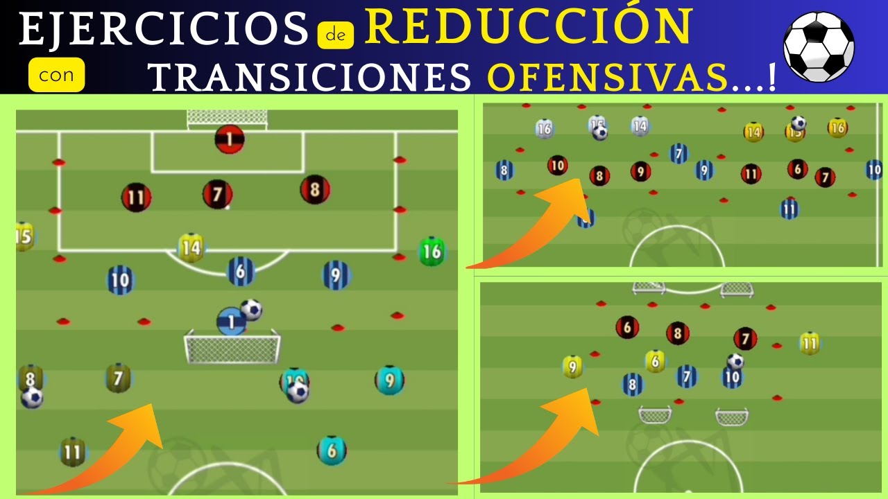 𝙀𝙅𝙀𝙍𝘾𝙄𝘾𝙄𝙊𝙎 𝙙𝙚 𝙍𝙀𝘿𝙐𝘾𝘾𝙄𝙊́𝙉 ⚽👉𝙘𝙤𝙣 𝙏𝙍𝘼𝙉𝙎𝙄𝘾𝙄𝙊𝙉𝙀𝙎 𝙊𝙁𝙀𝙉𝙎𝙄𝙑𝘼𝙎 ◾◾◾❗