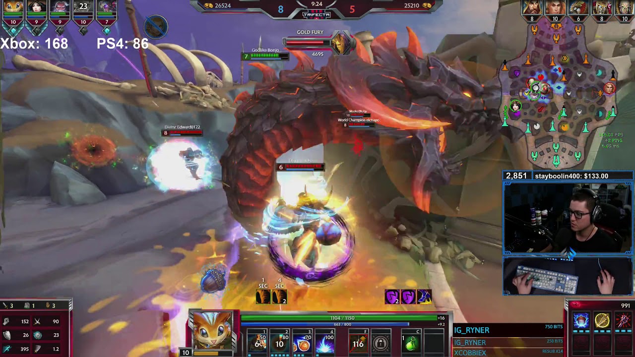 Ratatoskr: CONQUEST TURNS INTO ONE v ONE CARRY MATCH! - Smite