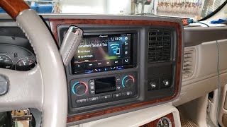 Aftermarket Stereo Installation Double Din Cadillac Escalade 2005 Bose & Steering Wheel Controls