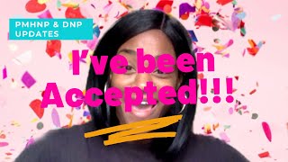 UPDATES: PMHNP & DNP Acceptance