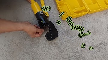 Video hướng dẫn sử dụng kìm cắt sắt thủy lực mini