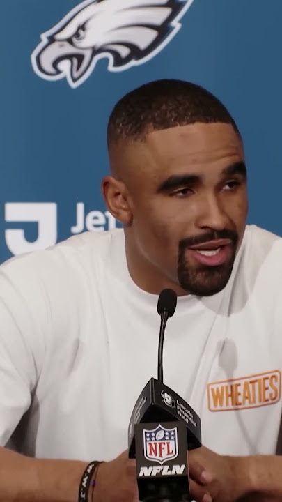 Jalen Hurts is LOVING what the Eagles Defense is doing