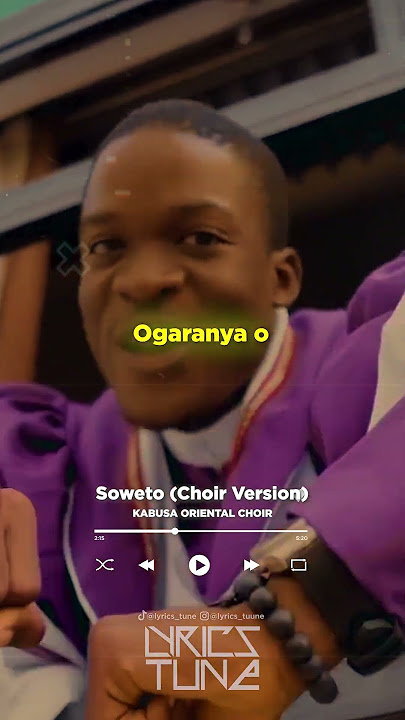 Soweto (Choir version) - Kabusa Oriental Choir (Lyrics)