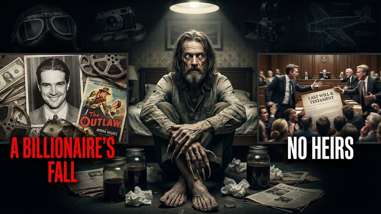 Howard Hughes: The Billionaire Who Vanished Into Madness and Left No Heirs