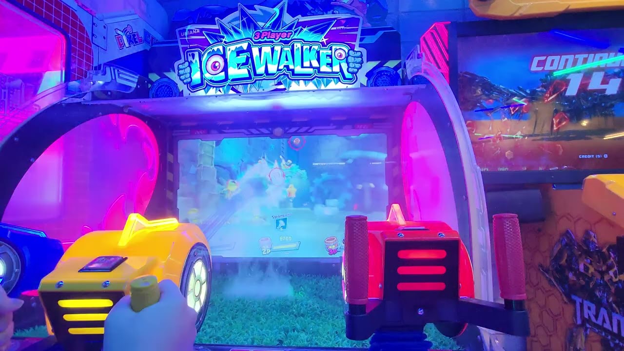 오락실 게임 06 천안 모다아울렛 펜타포트 cgv 오락킹 아이스 워커 물총 게임 #물총 