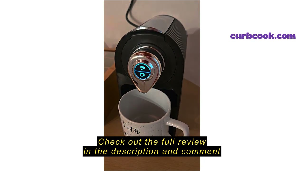 Review ChefWave Espresso Machine 20 Bar Pump Pressure - Compact Stainless Steel Espresso Maker for H