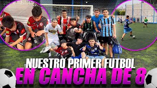 Asi fue nuestro primer Futbol en cancha de 8 (Los Pibes del pantano) 😎⚽️