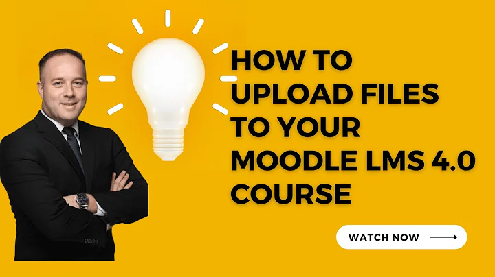 How To Upload Files to Your Moodle LMS 4.0 Course: Step-by-Step Tutorial