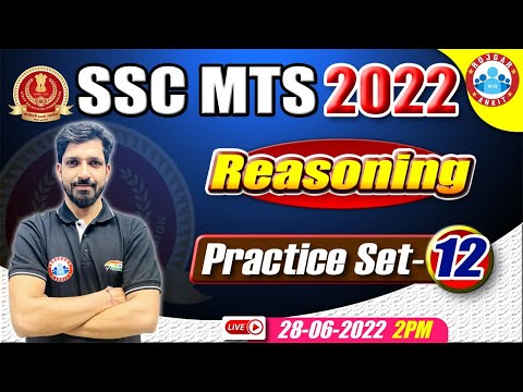 SSC MTS Exam 2022 | SSC MTS Reasoning Practice Set #12 | Reasoning For SSC MTS | SSC MTS Reasoning