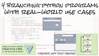 4 Python Branching Examples with Real-World Applications
