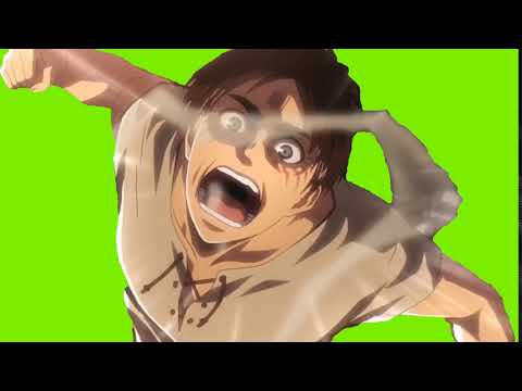 Titan Colossal Walking Full HD (The Rumbling) | Green Screen