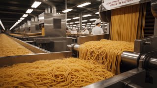 How Spaghetti Noodles Are Made: INCREDIBLE Spaghetti Factory! News
