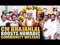 Rajasthan CM Bhajanlal Sharma meets nomadic groups, releases Ahilyabai Holkar poster