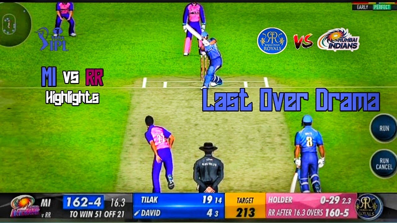 Need 17 Runs in 6 Ball | MI vs RR IPL 2023 T20 Highlights / Real Cricket ™ 20 