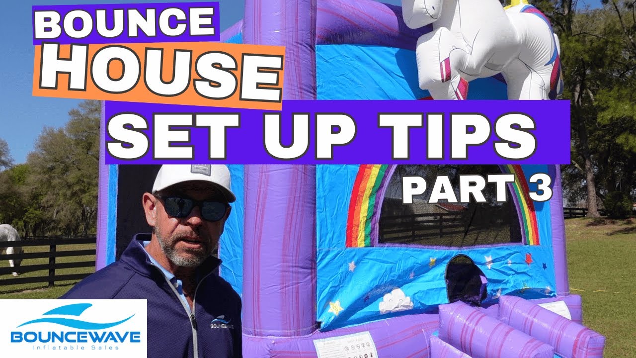 Bounce House Set Up Tips from a Pro | Part 3 - YouTube