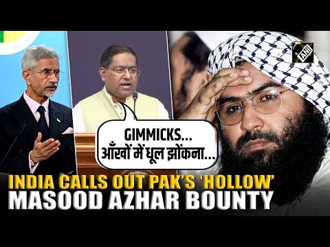 “Gimmicks, phoney announcement…”: India calls out Pakistan’s ‘hollow’ Masood Azhar 70 Lakh bounty